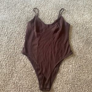 Shrub brown bodysuit